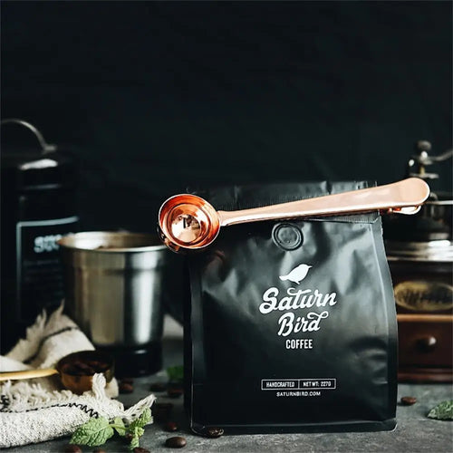 2-in-1 Coffee Measuring Scoop with Sealing Clip