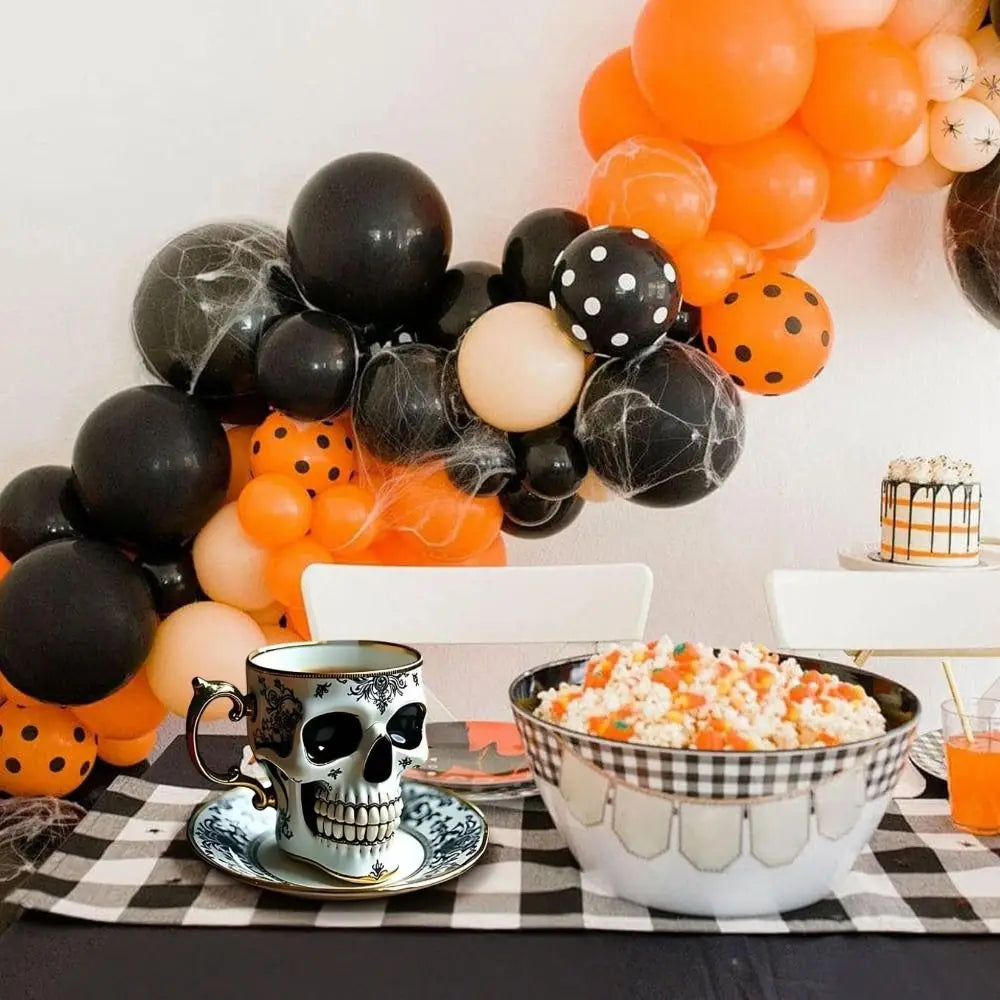 Stylish Resin Skull Coffee Mug