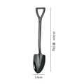 Retro Square Stainless Dessert Spoon