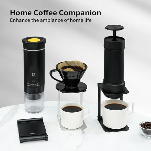 Coffee machine holder drip filter coffee holder aluminum alloy foldable outdoor portable coffee accessories
